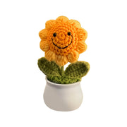 Handgefertige Häkelblumen