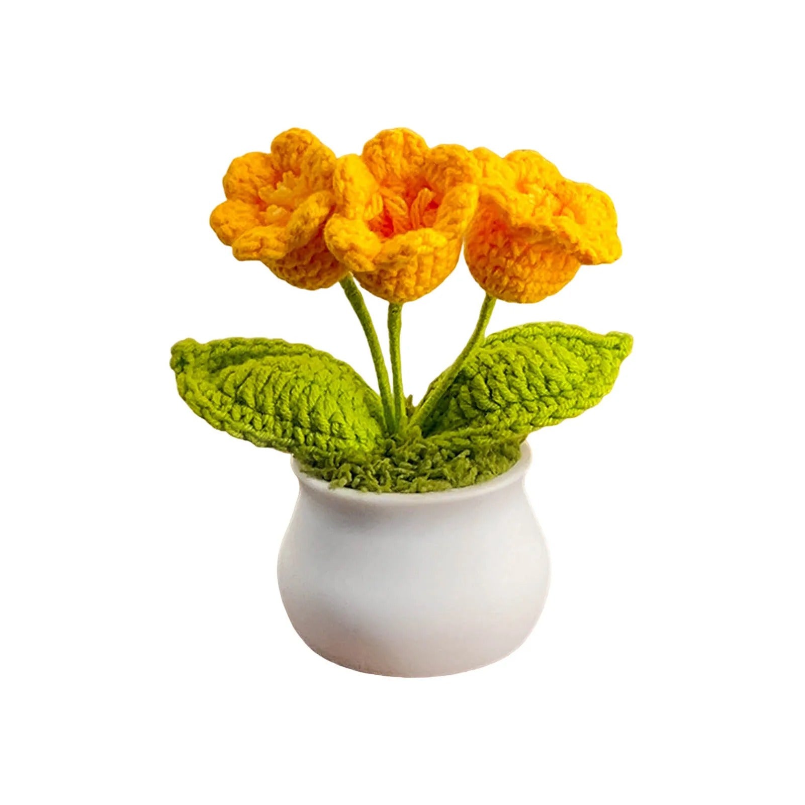 Handgefertige Häkelblumen