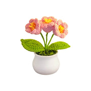 Handgefertige Häkelblumen