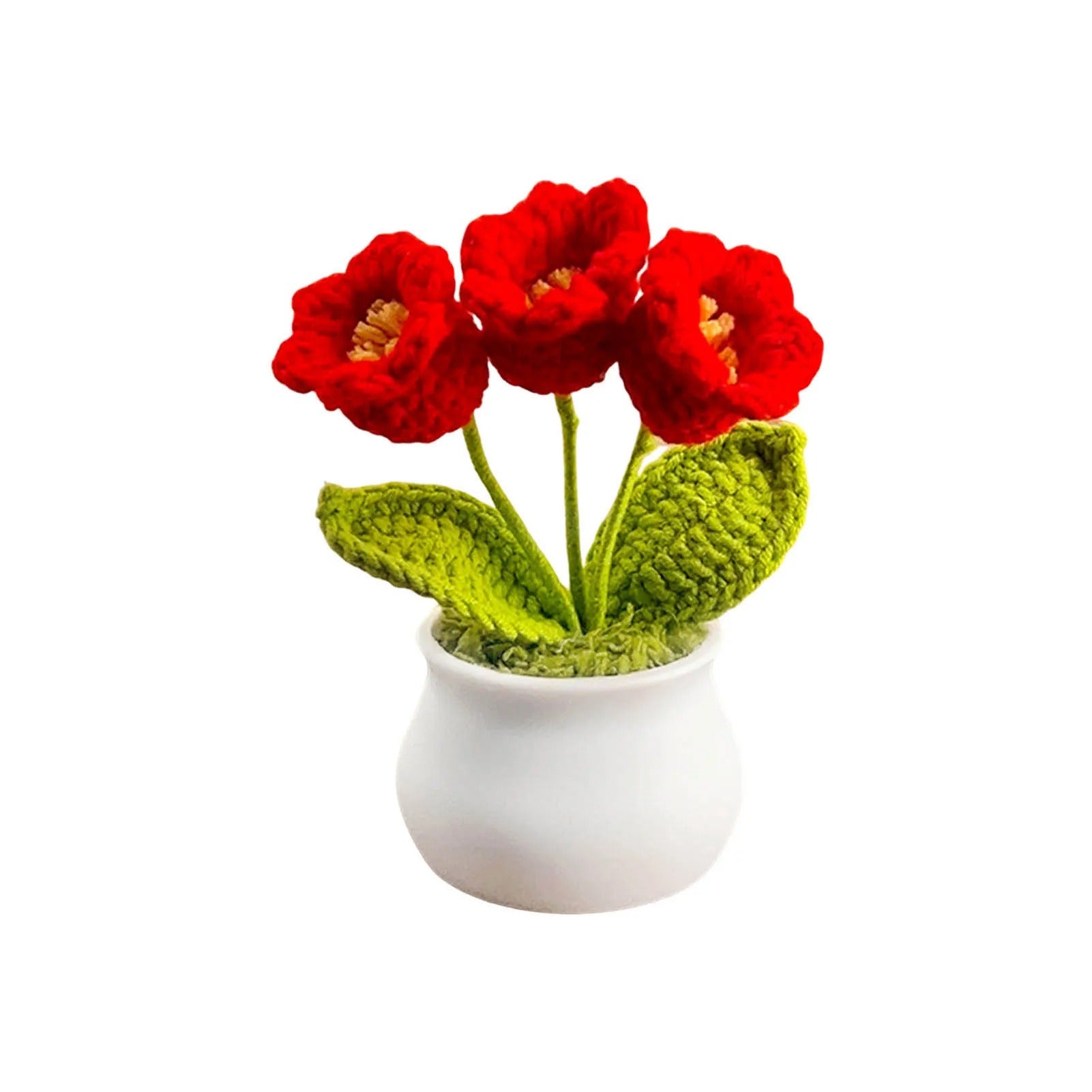 Handgefertige Häkelblumen
